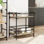 Sonoma oak engineered wood kitchen cart 82x40x78.5 cm by , Kitchen and dining carts - Ref: Foro24-842362, Price: 58,99 €, Dis...