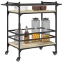 Sonoma oak engineered wood kitchen cart 82x40x78.5 cm by , Kitchen and dining carts - Ref: Foro24-842362, Price: 58,99 €, Dis...