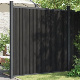 Gray WPC fence panel 173x186 cm by , fence panels - Ref: Foro24-4003980, Price: 257,69 €, Discount: %