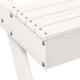 Solid white pine wood picnic table 105x134x75 cm by , Garden tables - Ref: Foro24-832568, Price: 127,99 €, Discount: %