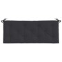 Cojín de banco de jardín tela Oxford negro 120x50x7 cm de , Cojines para sillas y sofás - Ref: Foro24-361590, Precio: 31,91 €...