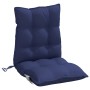 Cojines para silla respaldo bajo 6 uds tela Oxford azul marino