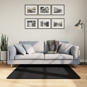 OVIEDO black short pile rug 120x120 cm by , Rugs - Ref: Foro24-375555, Price: 41,03 €, Discount: %