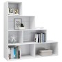 Sperrholz Regal glänzend weiß 155x24x160cm von vidaXL, Bücherregale und Regale - Ref: Foro24-800663, Preis: 74,99 €, Rabatt: %