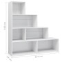 Sperrholz Regal glänzend weiß 155x24x160cm von vidaXL, Bücherregale und Regale - Ref: Foro24-800663, Preis: 74,99 €, Rabatt: %