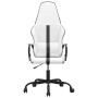 Silla gaming cuero sintético blanco y negro de , Sillones para videojuegos - Ref: Foro24-3143796, Precio: 113,34 €, Descuento: %