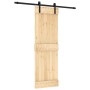 Puerta corredera con herrajes madera maciza de pino 70x210 cm de , Puertas - Ref: Foro24-3202971, Precio: 170,28 €, Descuento: %