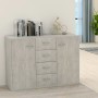 Betongraues Sperrholz-Sideboard 60x30x70 cm von vidaXL, Sideboards - Ref: Foro24-800688, Preis: 87,76 €, Rabatt: %