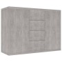 Aparador de madera contrachapada gris hormigón 60x30x70 cm de vidaXL, Aparadores - Ref: Foro24-800688, Precio: 87,76 €, Descu...