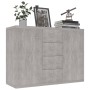 Aparador de madera contrachapada gris hormigón 60x30x70 cm de vidaXL, Aparadores - Ref: Foro24-800688, Precio: 87,76 €, Descu...