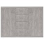 Aparador de madera contrachapada gris hormigón 60x30x70 cm de vidaXL, Aparadores - Ref: Foro24-800688, Precio: 87,76 €, Descu...