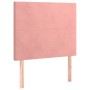 Cama box spring con colchón terciopelo rosa 90x190 cm de vidaXL, Camas y somieres - Ref: Foro24-3132536, Precio: 355,26 €, De...