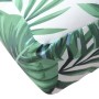 Cojín para sofá de palets tela estampado de hojas 50x50x12 cm