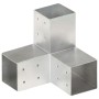 Conectores de postes en Y 4 uds metal galvanizado 81x81 mm de , Postes de cerca - Ref: Foro24-145466, Precio: 59,35 €, Descue...