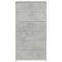 Aparador con 6 cajones contrachapada gris hormigón 50x34x96cm de vidaXL, Aparadores - Ref: Foro24-800670, Precio: 92,99 €, De...