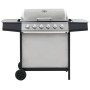 Portable gas barbecue with 6 zones silver stainless steel by , Barbecues - Ref: Foro24-276154, Price: 313,40 €, Discount: %