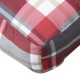 Cushions for pallets 2 units red checkered fabric by , Cushions for chairs and sofas - Ref: Foro24-314541, Price: 47,99 €, Di...