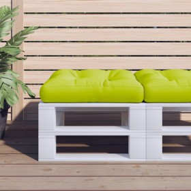 Light green fabric pallet sofa cushion 50x50x12 cm by , Cushions for chairs and sofas - Ref: Foro24-314375, Price: 18,99 €, D...