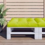 Light green fabric pallet sofa cushion 80x80x12 cm by , Cushions for chairs and sofas - Ref: Foro24-314410, Price: 29,99 €, D...