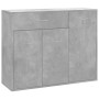 Aparador de madera contrachapada gris hormigón 88x30x70 cm de vidaXL, Aparadores - Ref: Foro24-800679, Precio: 85,28 €, Descu...