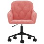 Silla de oficina giratoria de terciopelo rosa de , Sillas de oficina - Ref: Foro24-344871, Precio: 101,06 €, Descuento: %