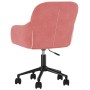 Silla de oficina giratoria de terciopelo rosa de , Sillas de oficina - Ref: Foro24-344871, Precio: 101,06 €, Descuento: %