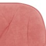 Silla de oficina giratoria de terciopelo rosa de , Sillas de oficina - Ref: Foro24-344871, Precio: 101,06 €, Descuento: %