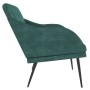 Banco de terciopelo verde oscuro 110x76x80 cm de , Bancos - Ref: Foro24-351447, Precio: 108,51 €, Descuento: %