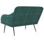 Banco de terciopelo verde oscuro 110x76x80 cm de , Bancos - Ref: Foro24-351447, Precio: 108,51 €, Descuento: %