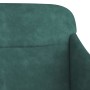 Banco de terciopelo verde oscuro 110x76x80 cm de , Bancos - Ref: Foro24-351447, Precio: 108,51 €, Descuento: %