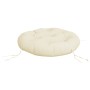 Round cream Oxford fabric cushion Ø 60x11 cm by , Cushions for chairs and sofas - Ref: Foro24-361942, Price: 32,44 €, Discoun...