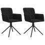 Swivel dining chairs 2 pcs black velvet by , dining chairs - Ref: Foro24-344796, Price: 144,96 €, Discount: %