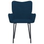 Dining chairs 2 units blue velvet by , dining chairs - Ref: Foro24-344819, Price: 120,98 €, Discount: %