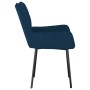 Dining chairs 2 units blue velvet by , dining chairs - Ref: Foro24-344819, Price: 120,98 €, Discount: %