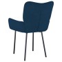 Sillas de comedor 2 unidades terciopelo azul de , Sillas de comedor - Ref: Foro24-344819, Precio: 122,15 €, Descuento: %