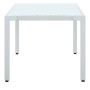 White synthetic rattan garden table 150x90x75 cm by vidaXL, Garden tables - Ref: Foro24-45987, Price: 166,93 €, Discount: %