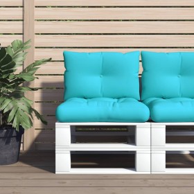 Pallet cushions 2 units turquoise Oxford fabric by , Cushions for chairs and sofas - Ref: Foro24-360855, Price: 38,67 €, Disc...