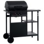 Barbacoa portátil de gas con mesita de 3 estantes negro de , Barbacoas - Ref: Foro24-3051180, Precio: 155,79 €, Descuento: %