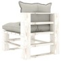 Garden pallet furniture set 7 pieces wood with taupe cushions by , Garden sets - Ref: Foro24-3052412, Price: 630,99 €, Discou...