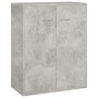 Aparador de madera contrachapada gris hormigón 60x30x75 cm de vidaXL, Aparadores - Ref: Foro24-800733, Precio: 55,56 €, Descu...