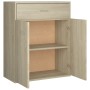 Sonoma oak plywood sideboard 60x30x75 cm by vidaXL, Sideboards - Ref: Foro24-800714, Price: 63,50 €, Discount: %