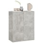 Aparador de madera contrachapada gris hormigón 60x30x75 cm de vidaXL, Aparadores - Ref: Foro24-800733, Precio: 55,56 €, Descu...