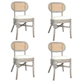 Dining chairs 4 units gray linen by vidaXL, dining chairs - Ref: Foro24-3071721, Price: 324,99 €, Discount: %