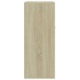 Aparador de madera contrachapada color roble Sonoma 60x30x75 cm de vidaXL, Aparadores - Ref: Foro24-800714, Precio: 64,43 €, ...