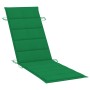 Garden lounger with solid acacia wood cushion by , Loungers - Ref: Foro24-3061577, Price: 171,48 €, Discount: %