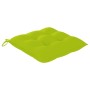 Garden chairs 2 pcs teak wood and bright green cushions by , Garden chairs - Ref: Foro24-3062756, Price: 278,75 €, Discount: %