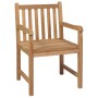 Garden chairs 2 pcs teak wood with red cushions by , Garden chairs - Ref: Foro24-3062754, Price: 262,99 €, Discount: %