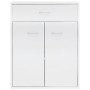 Glossy white plywood sideboard 60x30x75 cm by vidaXL, Sideboards - Ref: Foro24-800717, Price: 71,99 €, Discount: %