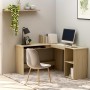 L-shaped oak plywood desk 120x140x75 cm by vidaXL, Desks - Ref: Foro24-800750, Price: 121,31 €, Discount: %