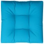 Cojín para sofá de palets de tela azul 80x80x12 cm de , Cojines para sillas y sofás - Ref: Foro24-314406, Precio: 33,95 €, De...